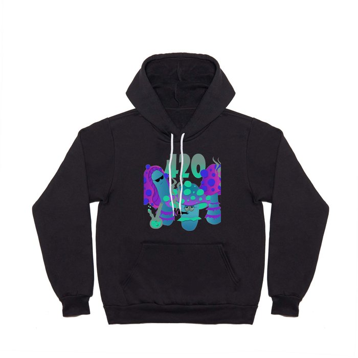420 Cool Funny Shrooms Hoody