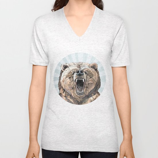 Grizzly Unisex V-Neck