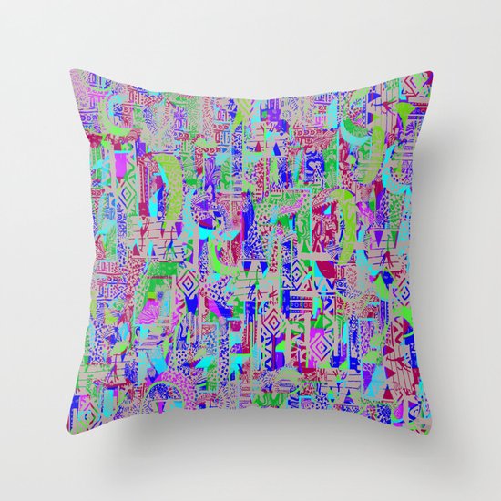 The Polaroad Project Throw Pillow