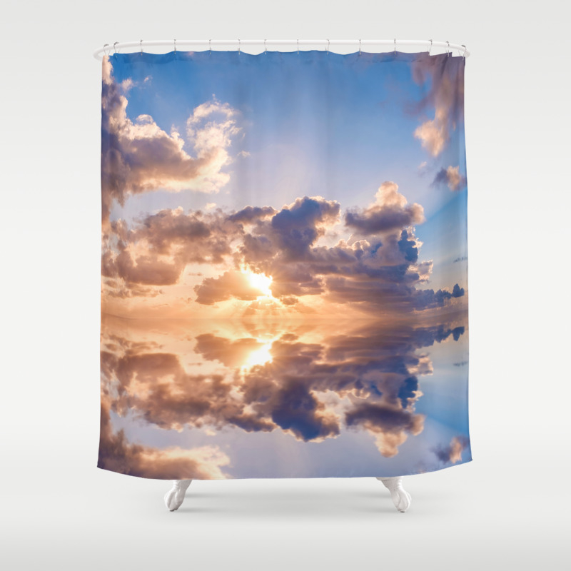 Sunset Sky Over Ocean Water Landscape Photography Shower Curtain By Ohaniki Society6 Sunset Sky Over Ocean Water Landscape Photography Shower Curtain By Ohaniki Society6