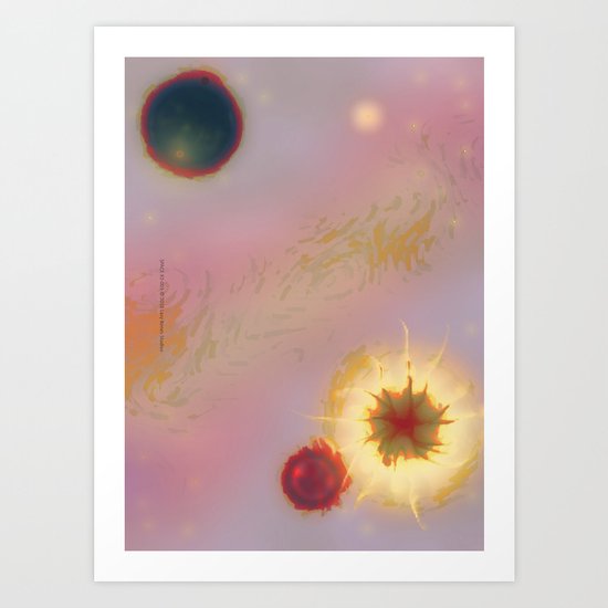 SPACE X2-003 Art Print