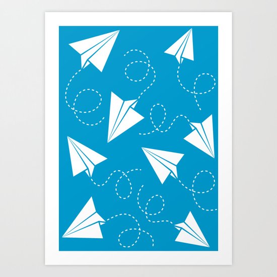Paper Plane Art Print