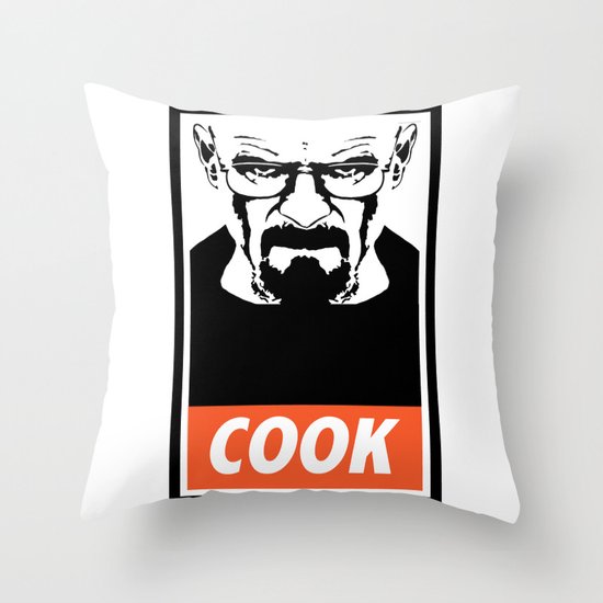 Heisenberg the Cook Throw Pillow