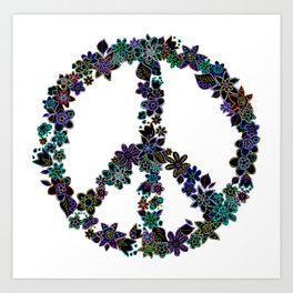 Peace Art Print | Collage, Graphic Design, Pop Art, Political 