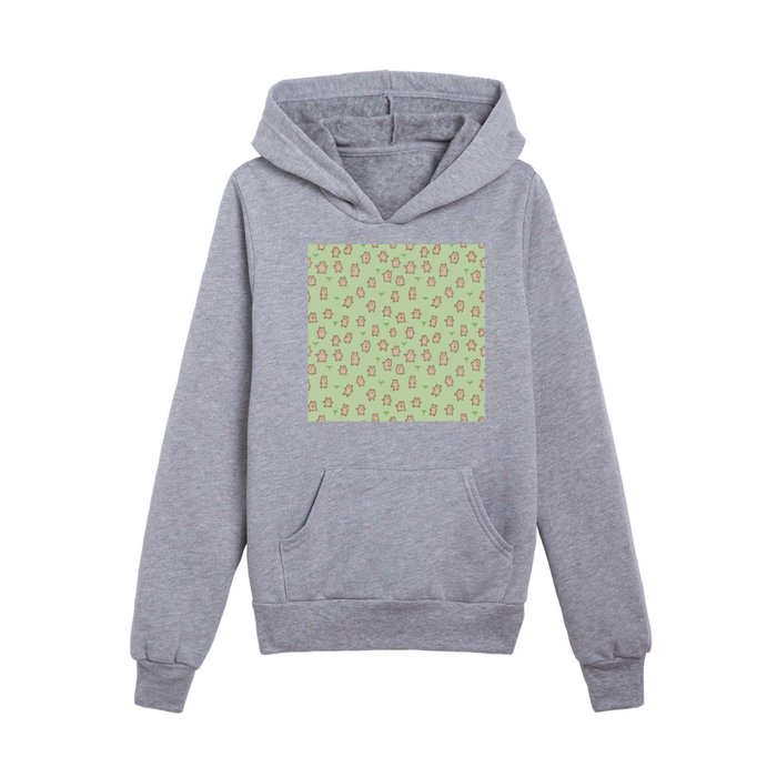 Tiny Bears Pattern Kids Pullover Hoodie