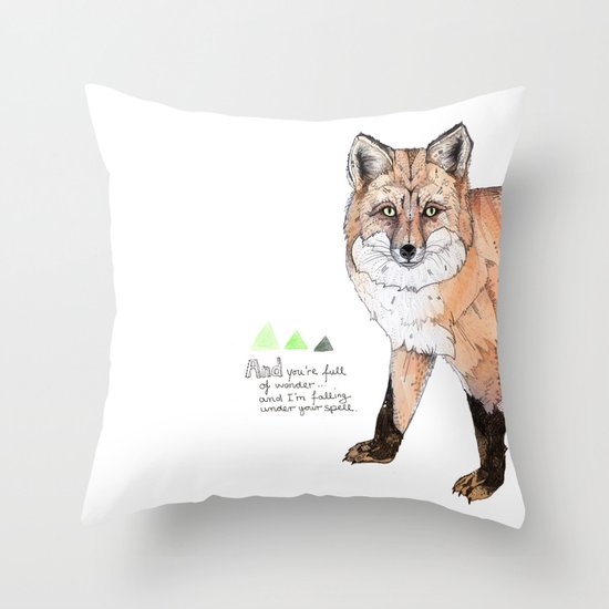 Fox Throw Pillow