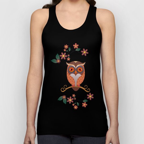 Summer Owl Unisex Tank Top