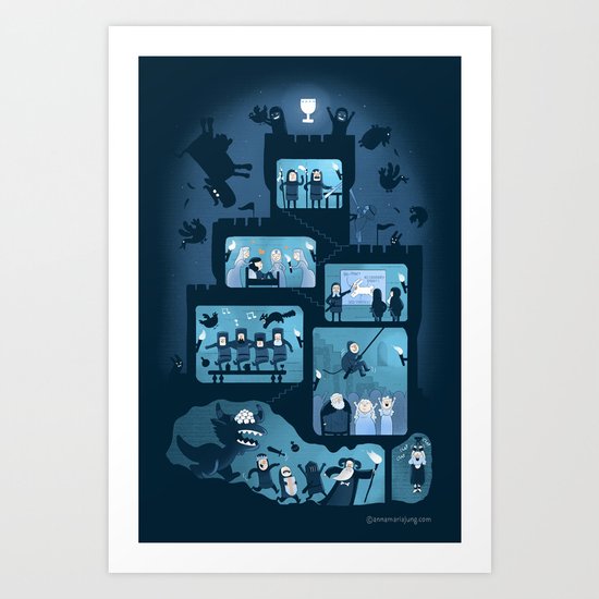 It is a silly place Art Print