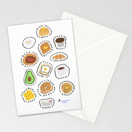 The Breakfast Doodles Stationery Cards