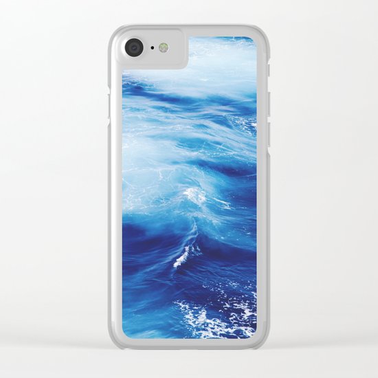 Ocean #blue Clear iPhone Case