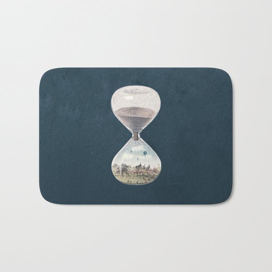There's A City Where Time Stopped Long Ago Bath Mat