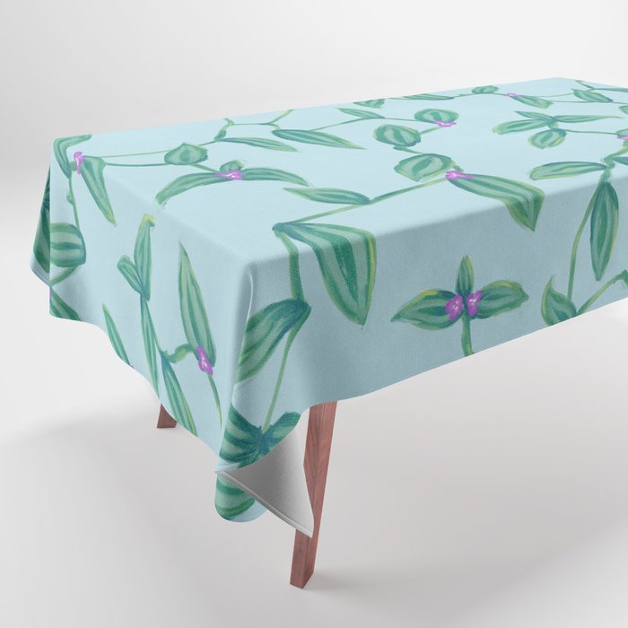 Tradescantia Zebrina Tablecloth