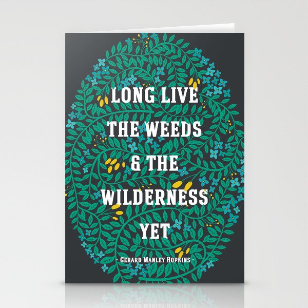 Weeds and Wilderness Stationery Cards