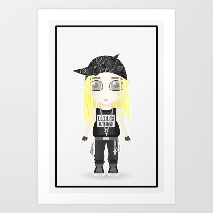 G Dragon One Of A Kind Art Print By Rickyk Society6