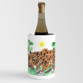 Indian Leopard Wine Chiller