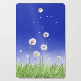 Up, Up and Away 2 - Dandelion Watercolor  Cutting Board