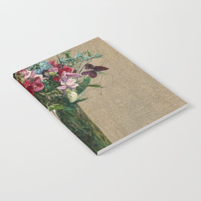Sweet Peas and Nigelles, 1886 by Henri Fantin-Latour Notebook