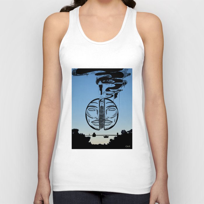 The Looking Mask Tank Top