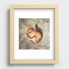 Sciurus (Baby Squirrel) Recessed Framed Print