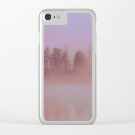 Over The Rainbow Forest Clear iPhone Case