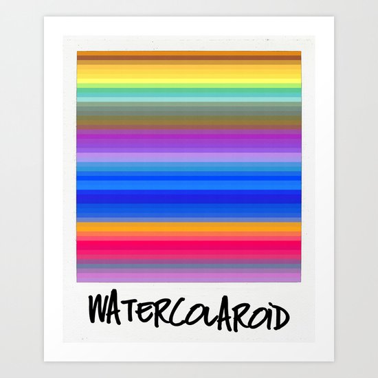 Watercolaroid Art Print