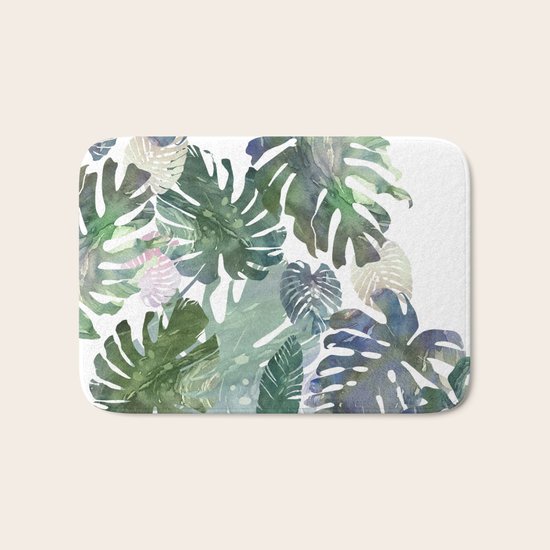 palm leaves Bath Mat