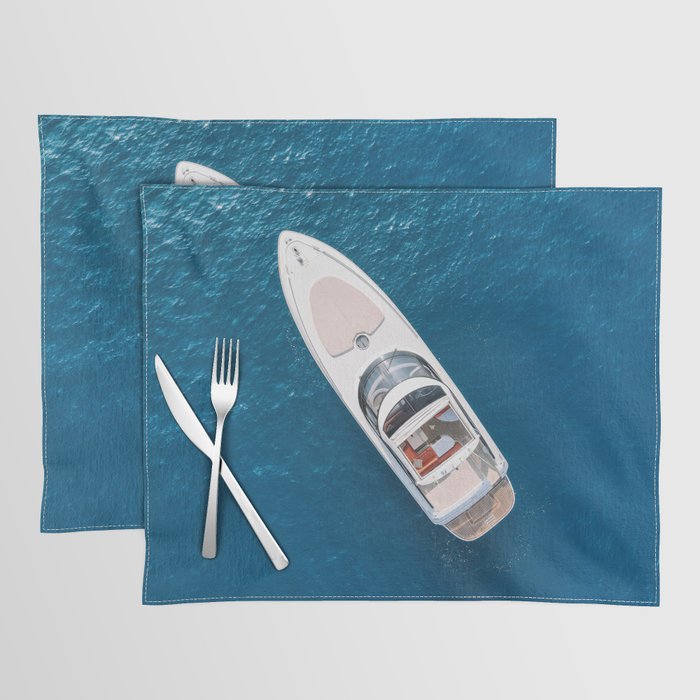 Luxury Yacht Sailing  Placemat