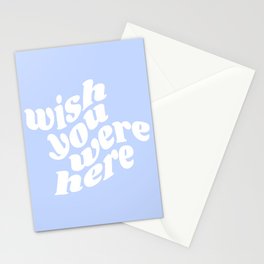 wish you were here Stationery Card