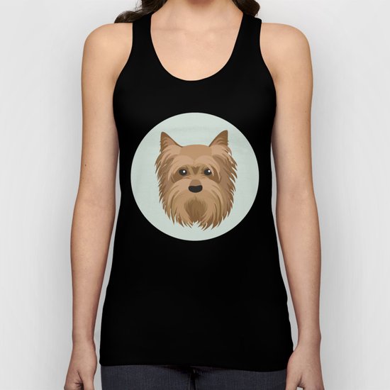 Yorkshire Terrier Pattern Unisex Tank Top