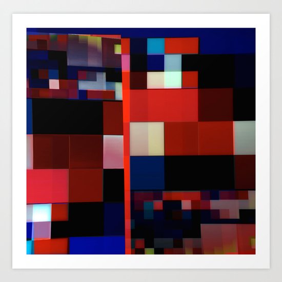 Patchwork VI Art Print