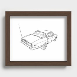 Doodle My Car Recessed Framed Print