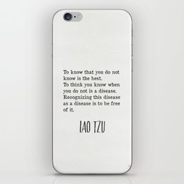 Quotes…Lao Tzu iPhone Skin