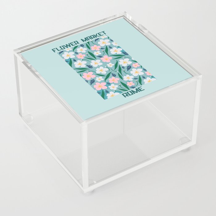 Flower Market Poster, Tokyo Flower Market, Florist Gift, Matisse Flower. Acrylic Box