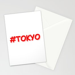 "#Tokyo" Cute Design. Buy Now Stationery Card