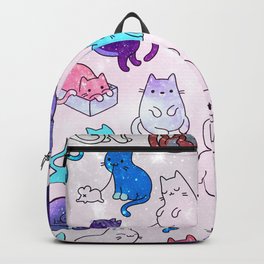 Space Cats Pattern Backpack