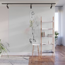 The Bow - Fashion Illustration Wall Mural