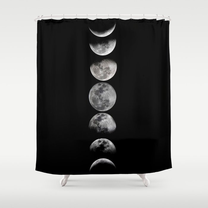 Phases of the Moon Shower Curtain