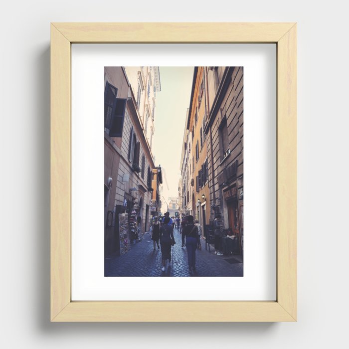 Rambla Recessed Framed Print