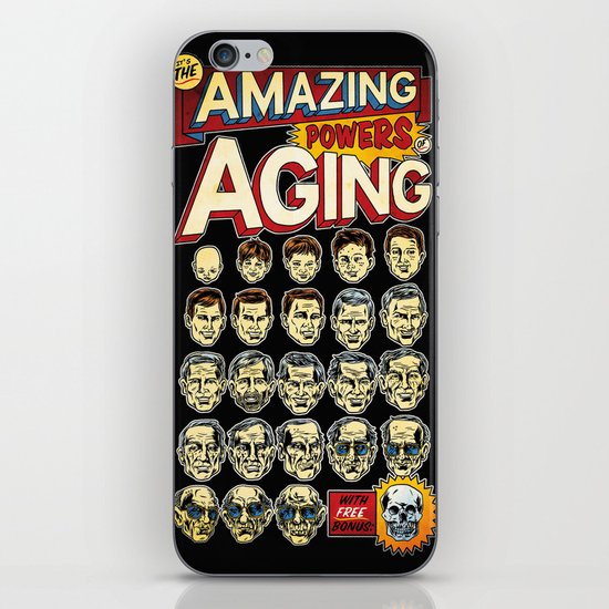 The Amazing Powers of Aging! iPhone & iPod Skin