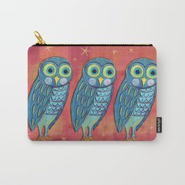 Owlberto with Stars Carry-All Pouch