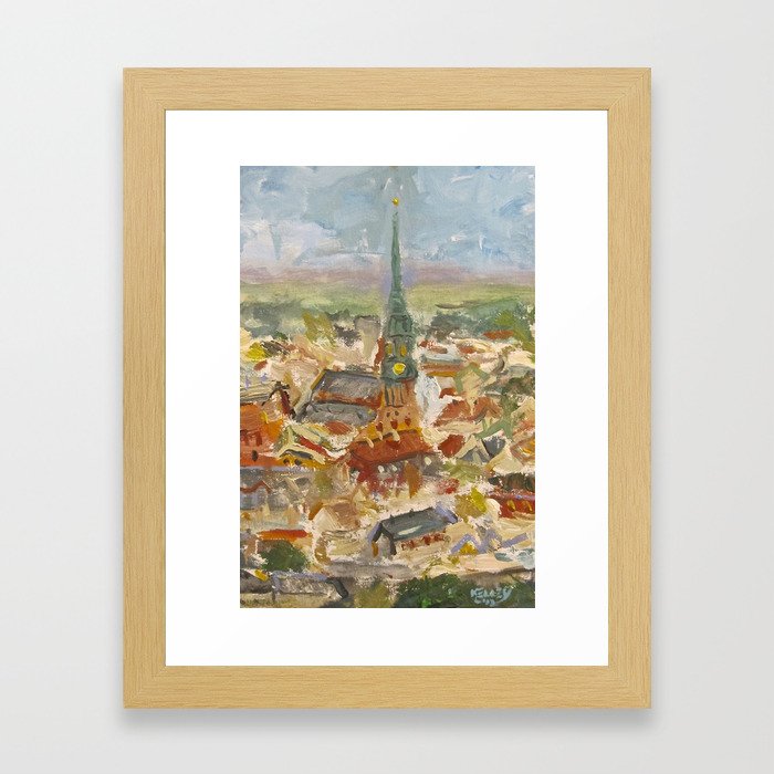 The First of May in Rīga, Latvia Framed Art Print