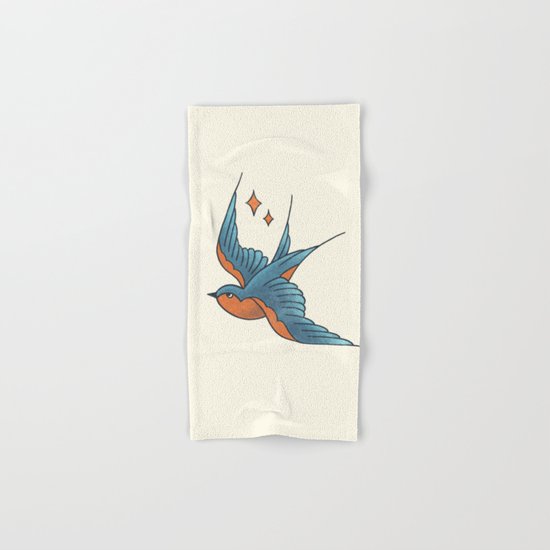 Swallow Flash Hand & Bath Towel