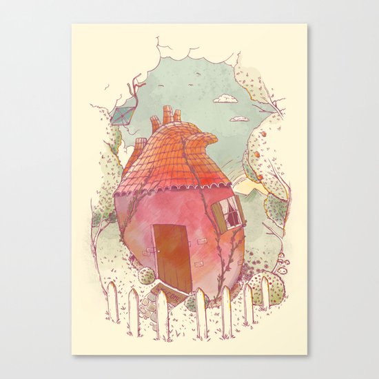 Home Is Where Your Heart Is Canvas Print