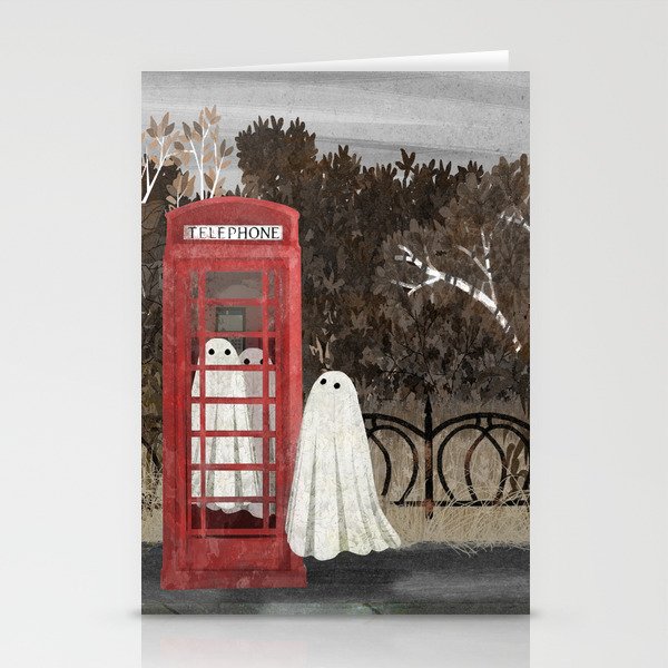 There Are Ghosts in the Phone Box Again... Stationery Cards
