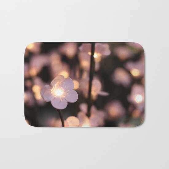 Pink lights Bath Mat