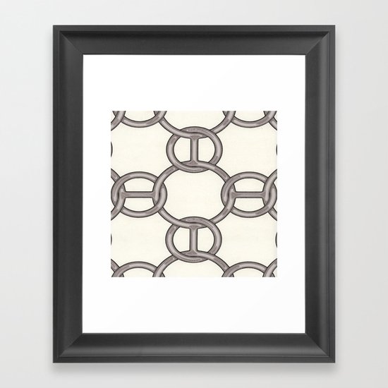 H 2 Framed Art Print