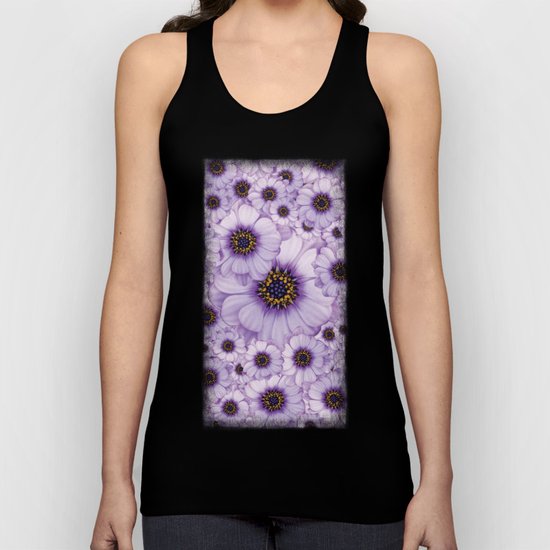 Daisy Pattern Unisex Tank Top