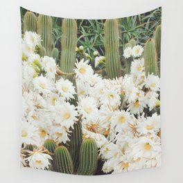 Cactus and Flowers Wall Tapestry