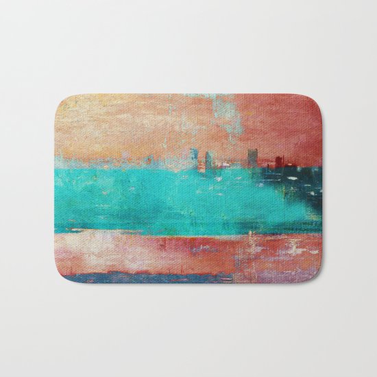 Autumn Town Bath Mat