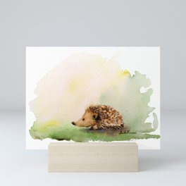 Cute Hedgehog Mini Art Print